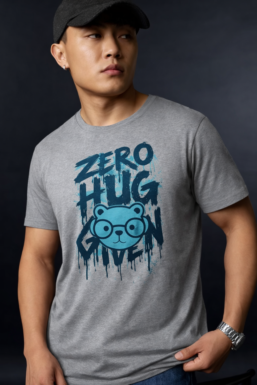 Shadow Drip Oversized Tee