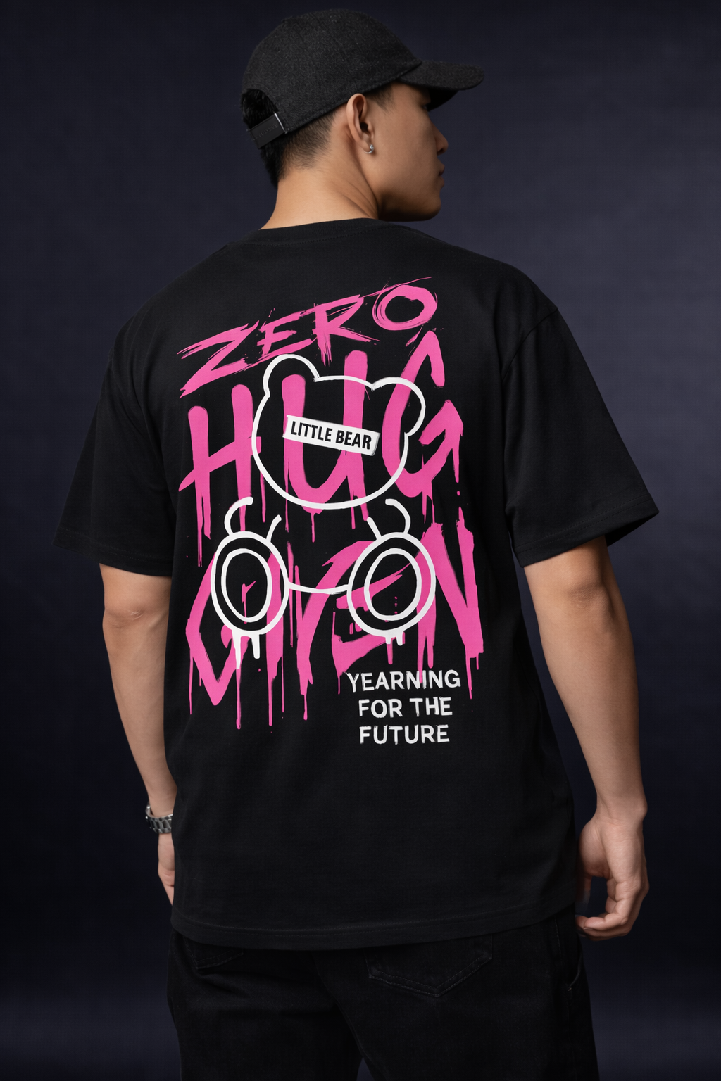 No-Cap Oversized Cotton Tee